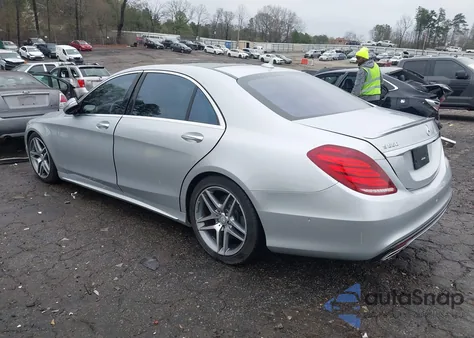 2015 Mercedes-Benz S 550 из США, поврежденный, VIN WDDUG8CBXFA185028